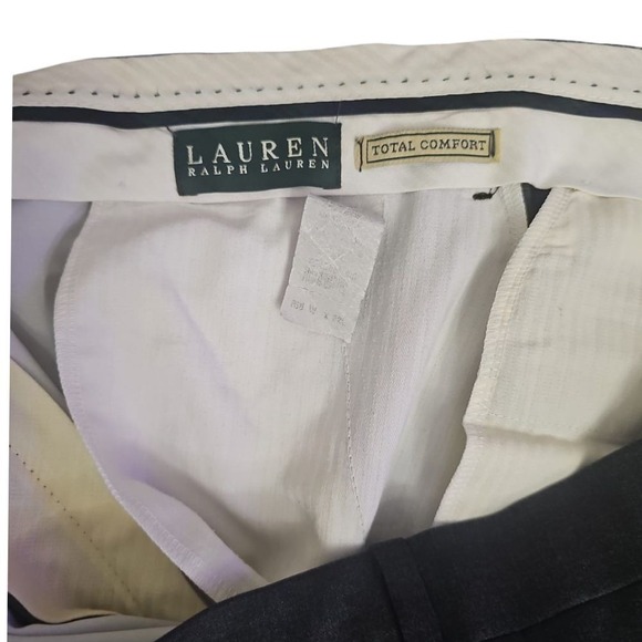 Lauren Ralph Lauren‎ Total Comfort Dress Pants Classic Fit Gray Business 36x32 - Picture 3 of 13